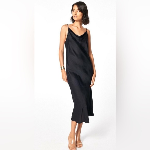 Young Fabulous & Broke Dresses & Skirts - Young Fabulous & Broke Satin Midi Slip Dress S